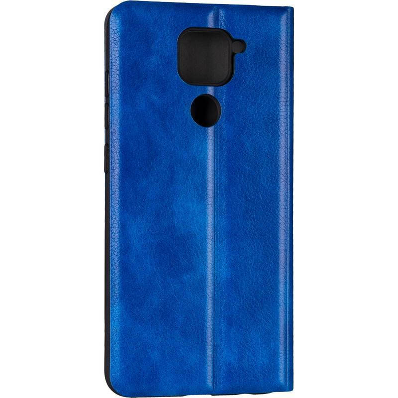 

Чехол - книжка Редми Нот 9 \ Чехол книга Redmi Note 9 на магните \ Чехол книжка Redmi Note 9 синий цвет
