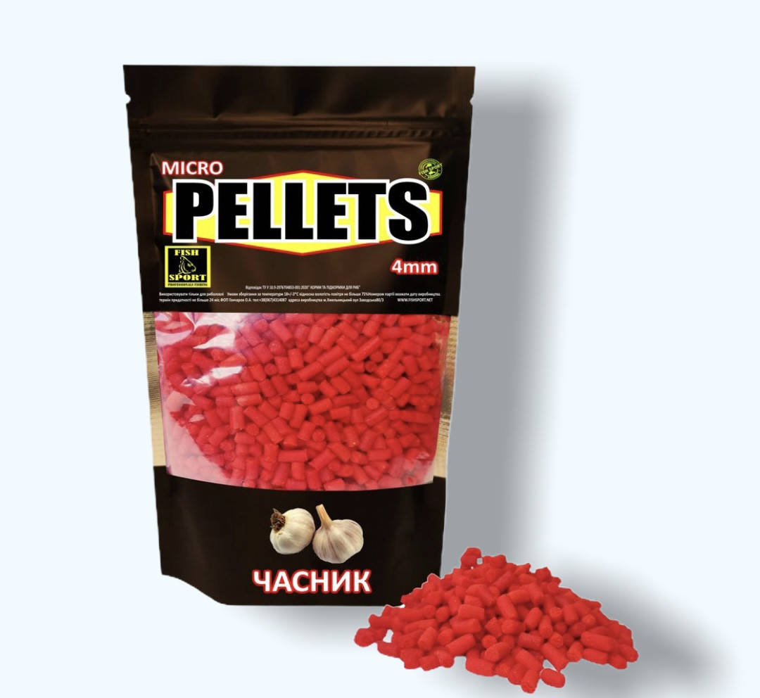

Pellets micro 4 мм 250 гр Чеснок