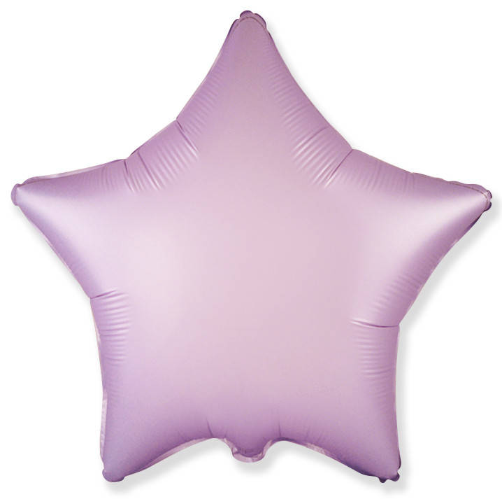 

18" SATIN Зірка Бузкова FM, Сиреневый