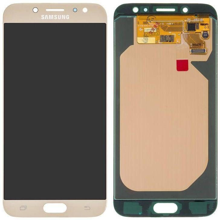 

Дисплей Samsung Galaxy J7 J730 2017 с тачскрином, OLED Китай, золотой, Золотистый