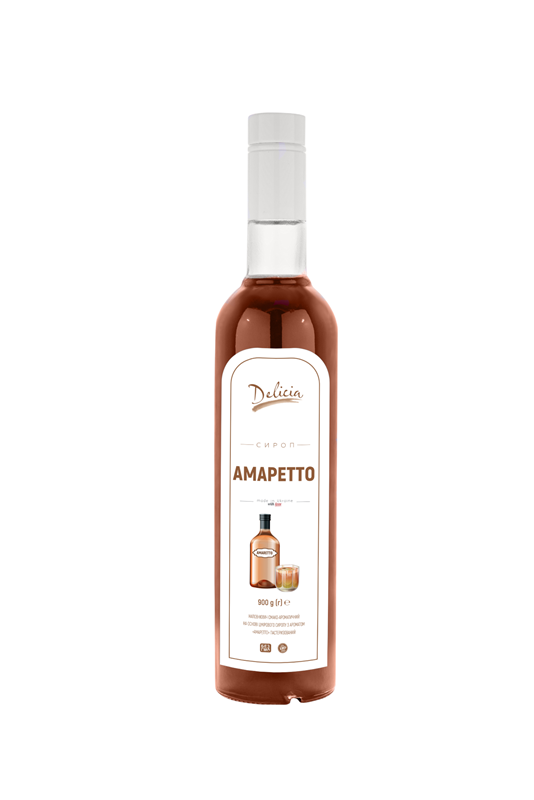 

Сироп Амаретто TM Delicia, стеклянная бутылка 700 мл