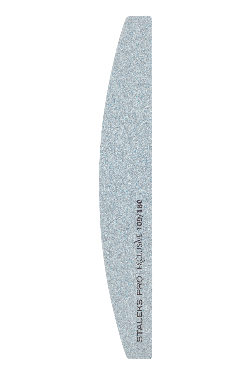 

Пилка полумесяц минеральная для ногтей EXCLUSIVE 100/180 грит, NFX-42/1