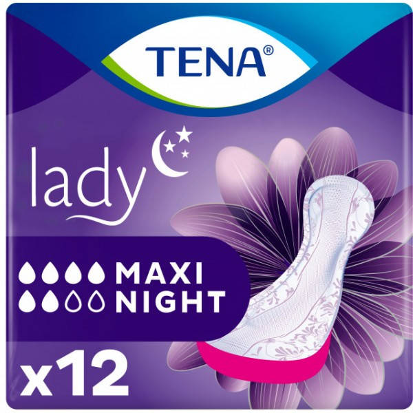 

Прокладки урологические Tena Lady Maxi Night женские, 12 шт