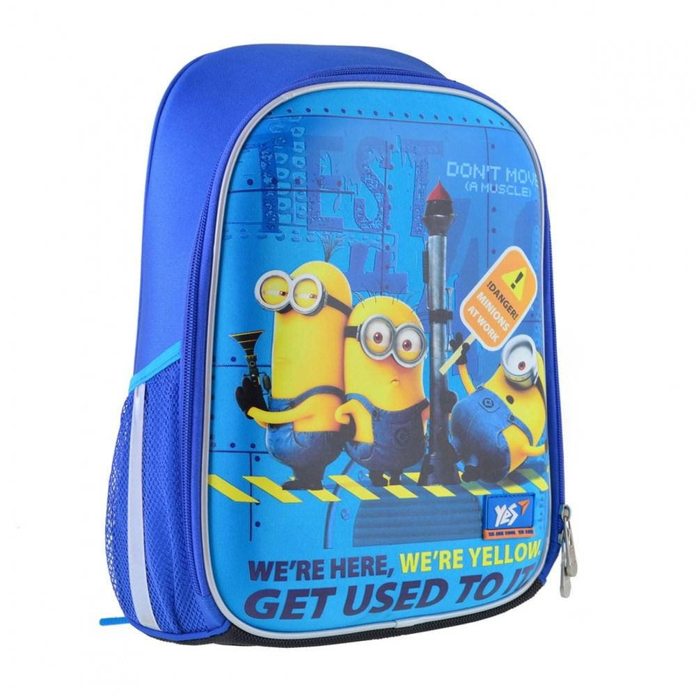 

Рюкзак школьный, каркасный H-27 "Minions"