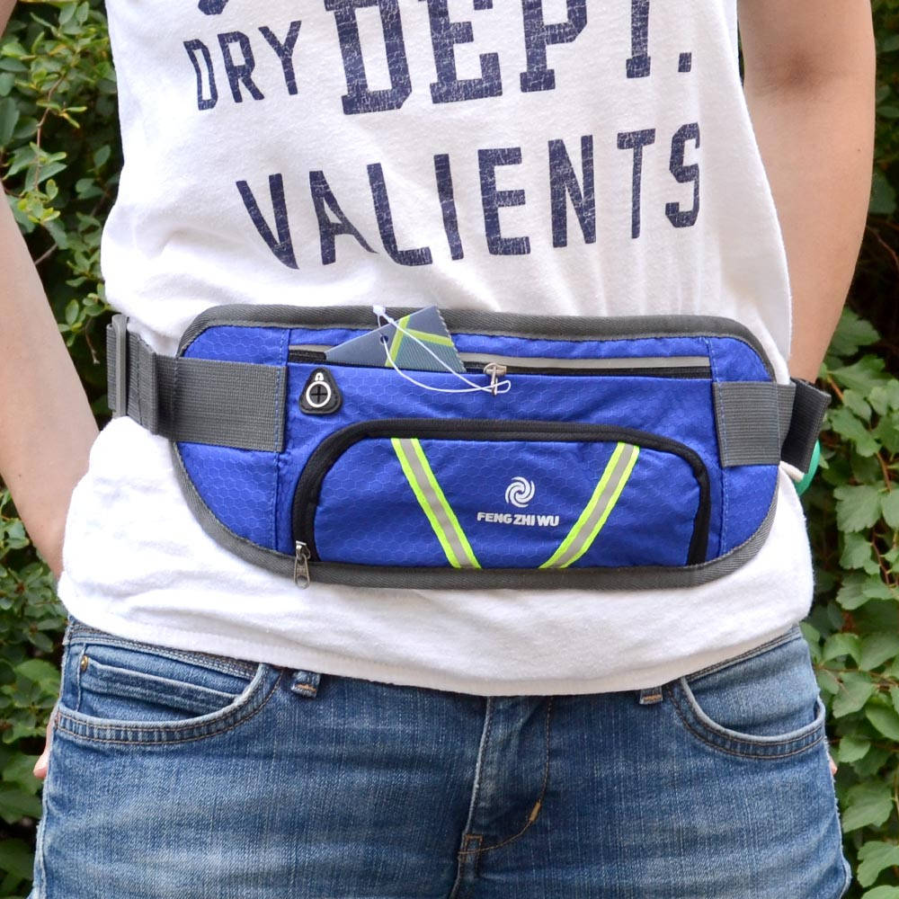 

Сумка бананка с отделом для бутылки с водой Синий