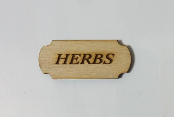 

Шильда (накладка) "HERBS", 5см