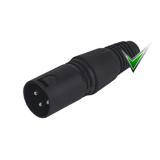 

Штекер CANON (XLR) чёрный, 3pin