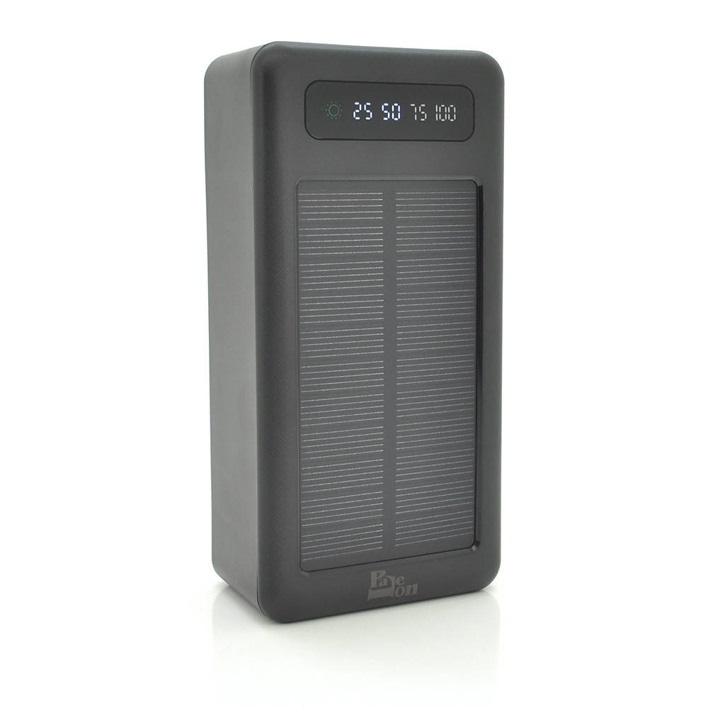 

Power bank Solar PLO-SP30G 30000mAh, Black, Blister