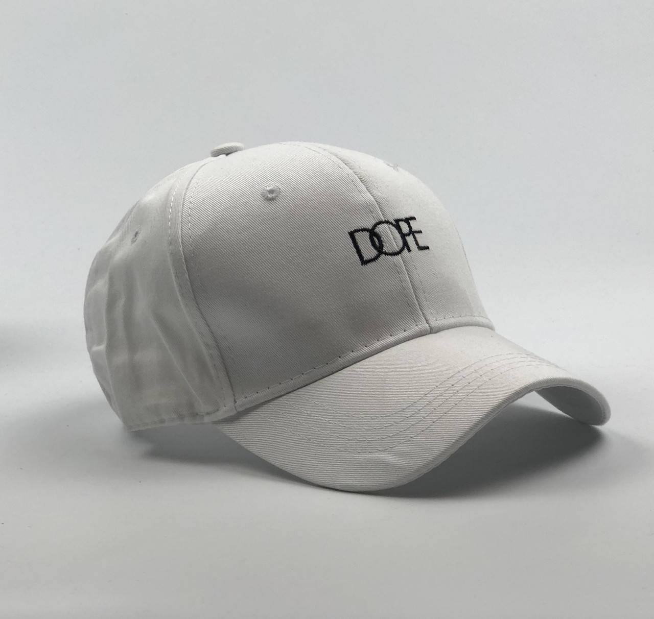 

Кепка Бейсболка Мужская Женская City-A с надписью Dope Белая, Белый