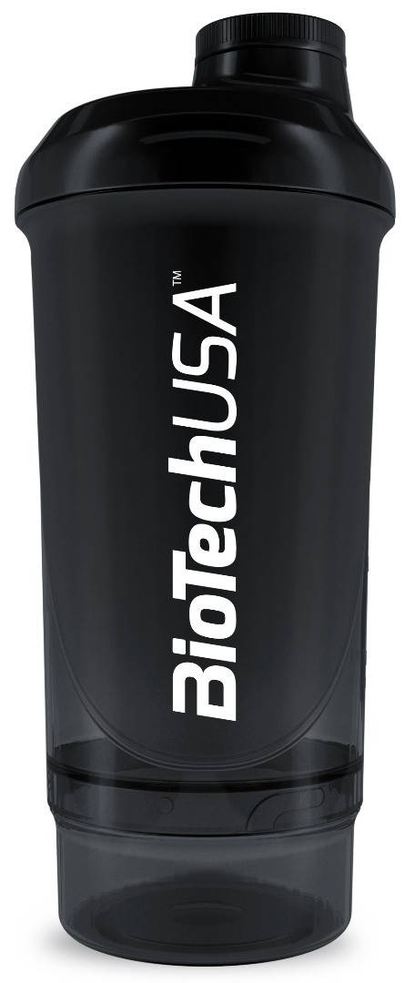 

Шейкер Wave+ Compact shaker BioTech 500 мл + 150 мл Чорний