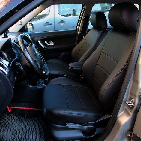 

Чехлы на сиденья из экокожи Nissan Primera P10 1990-1997 EMC-Elegant