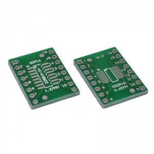 

Макетная плата переходник с SOP16 SSOP16 TSSOP16 SOP (0.65/1.27mm) на DIP