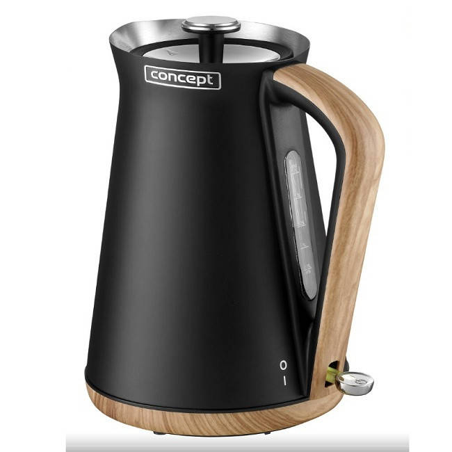 

Электрочайник из нержавеющей стали Concept 1.7 л NORDIC черный RK3311