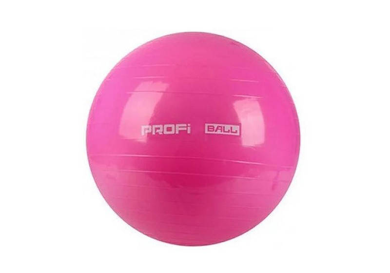 

Фитбол мяч для фитнеса ProfiBall 65 см розовый