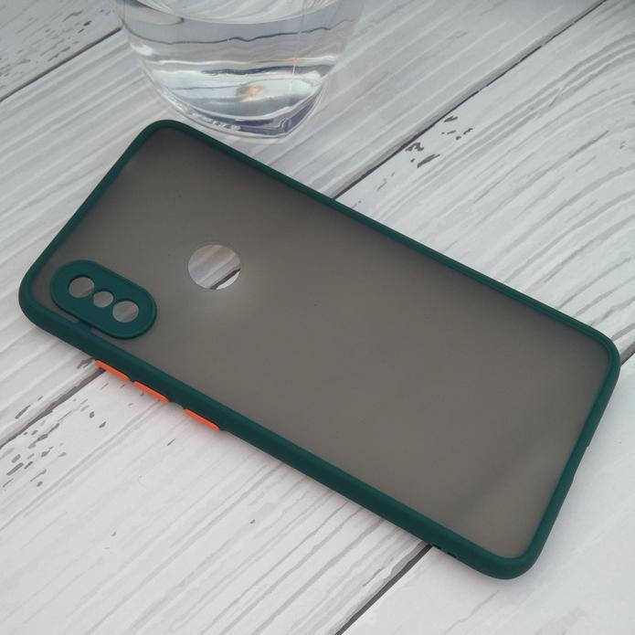 

Противоударный матовый чехол для Xiaomi Redmi Note 5 Зеленый, Зелёный