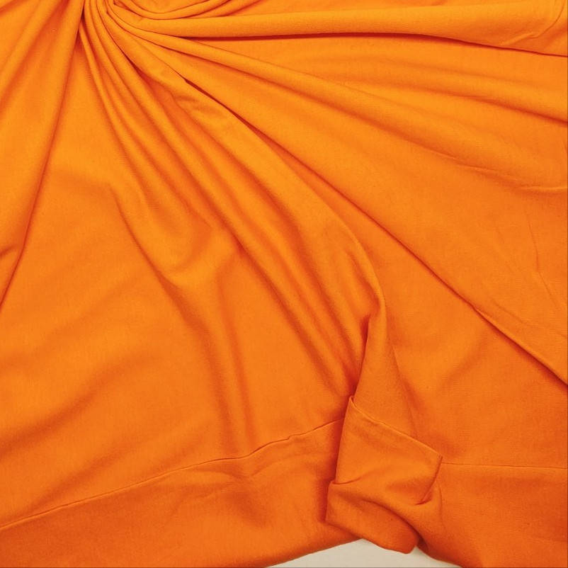 

Трикотаж рибана оранжевая, ширина 160см.