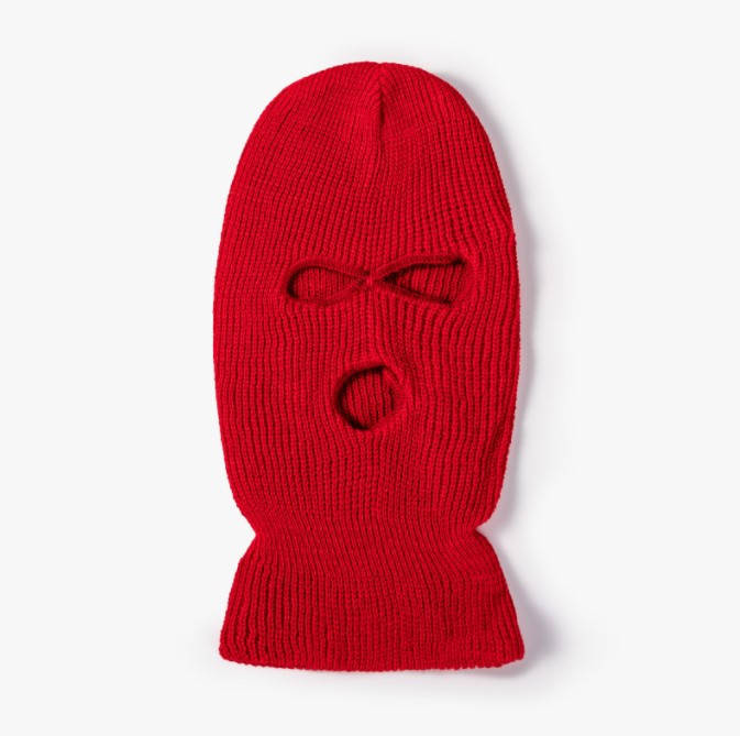 

Шапка Маска Балаклава размер  Красная, Красный