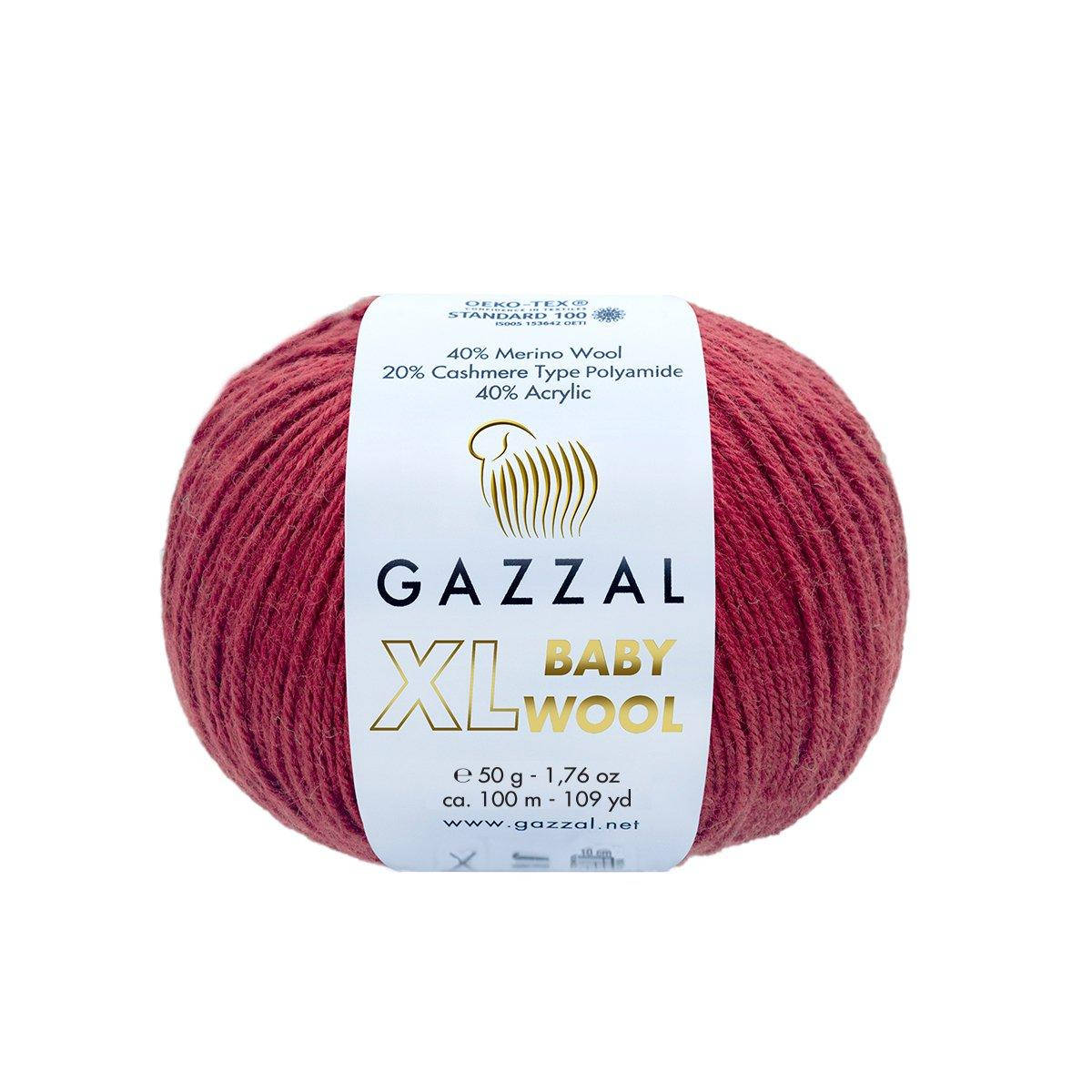 

Gazzal Baby Wool XL № 816 вишня