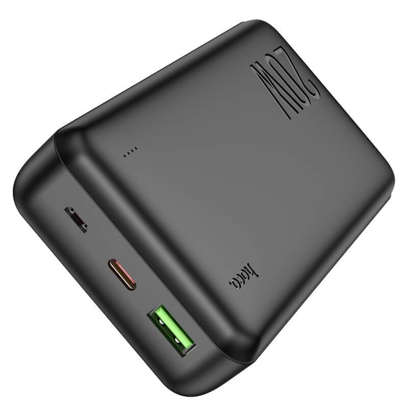 

Павербанк с быстрой зарядкой HOCO J87A 20000mAh |1USB/1Type-C, 3A/20W, PD/QC| Черный