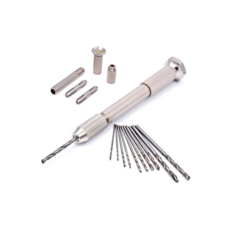 

Ручная мини дрель Drillpro с цанговым зажимом + 10 сверл