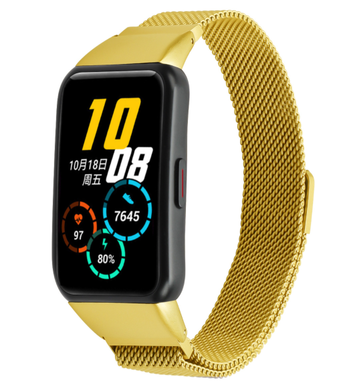 

Ремешок DK Metal Milanese Loop Magnetic для Honor Band 6 (012956) (gold)
