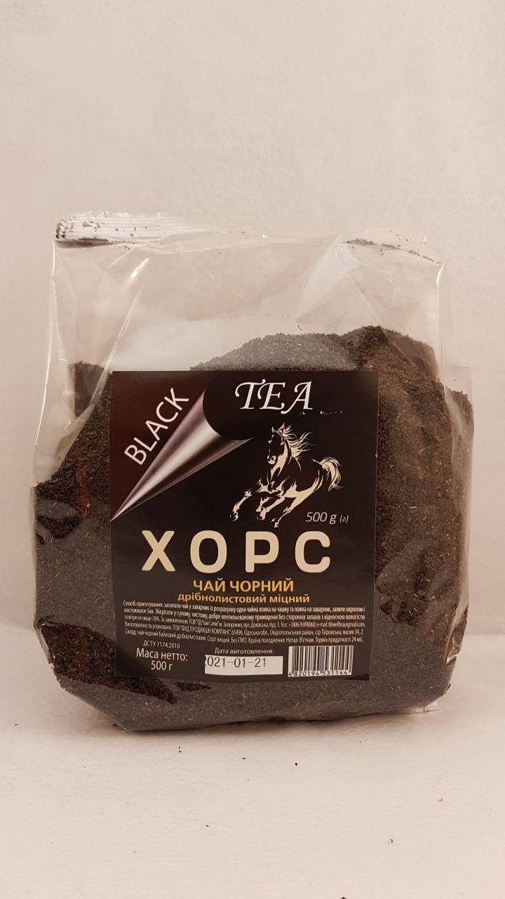 

Чай черный байховый Хорс 500 г