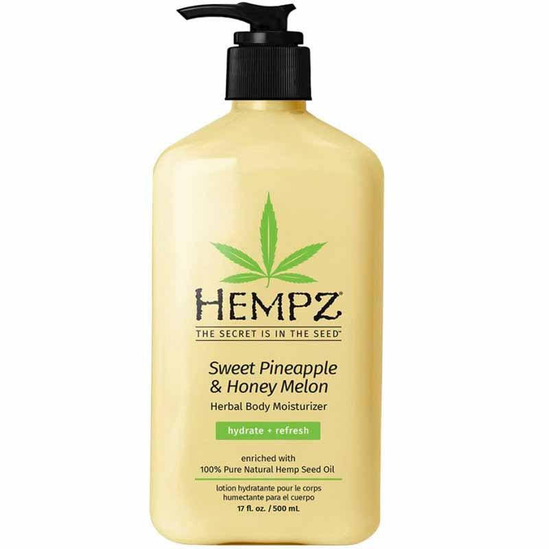 

Молочко для тела с ароматом ананаса и дыни Hempz Sweet Pineapple & Honey Melon Herbal Body Moisturizer 500 мл
