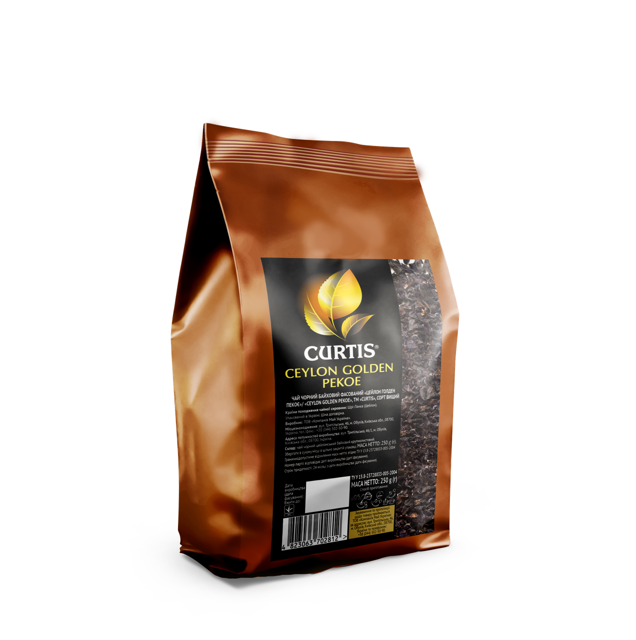 

Чай CURTIS Черный Цейлонский Pekoe (Ceylon Golden Pekoe) 250г