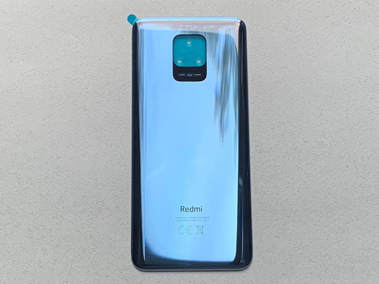 

Задняя крышка для Redmi Note 9S Interstellar Grey на замену серая, Серый
