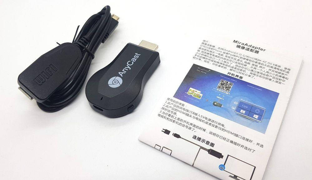 

Wi-Fi AnyCast M9 Plus (Miracast Адаптер Airplay/MiraScreen/Chromecast)