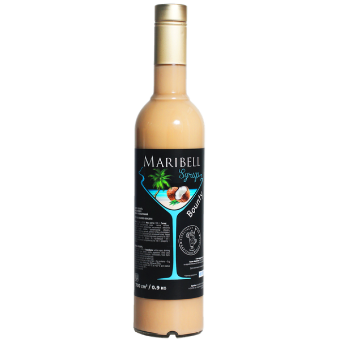 

Коктейльный сироп Баунти Maribell 700 мл для кофе коктейлей десертов Марибель