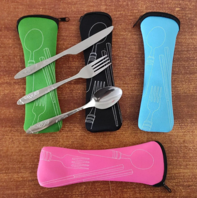 

Набор столовых приборов 3 в 1 + чехол