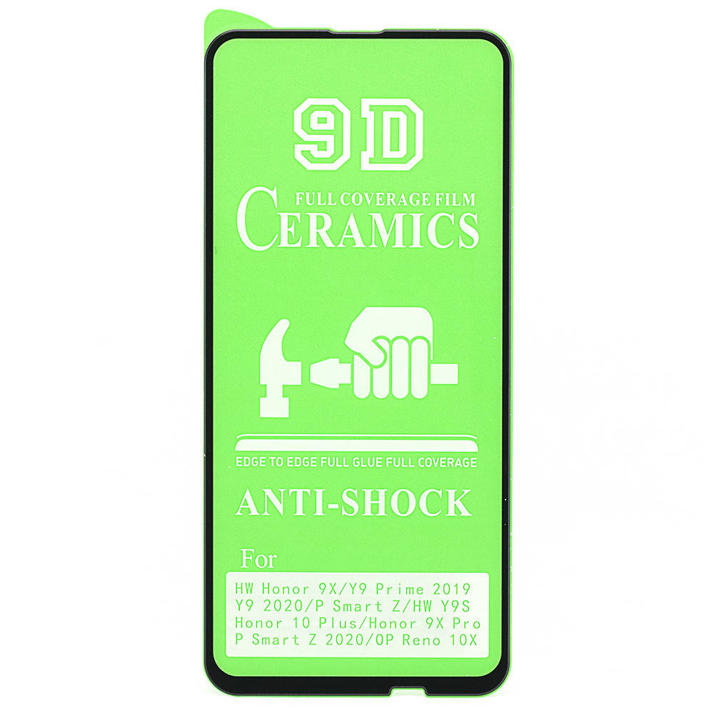 

Защитная пленка-стекло AVG Ceramics для Huawei P Smart Z бронированная с рамкой Black, Черный