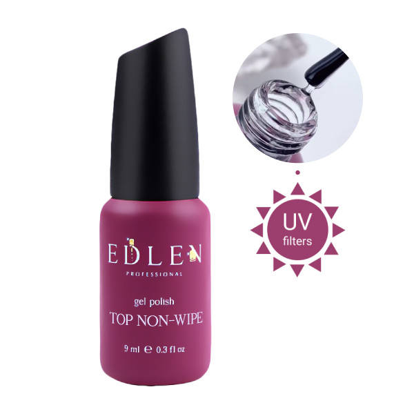 

Топ без липкого шару Edlen Top Non Wipe, 9 ml