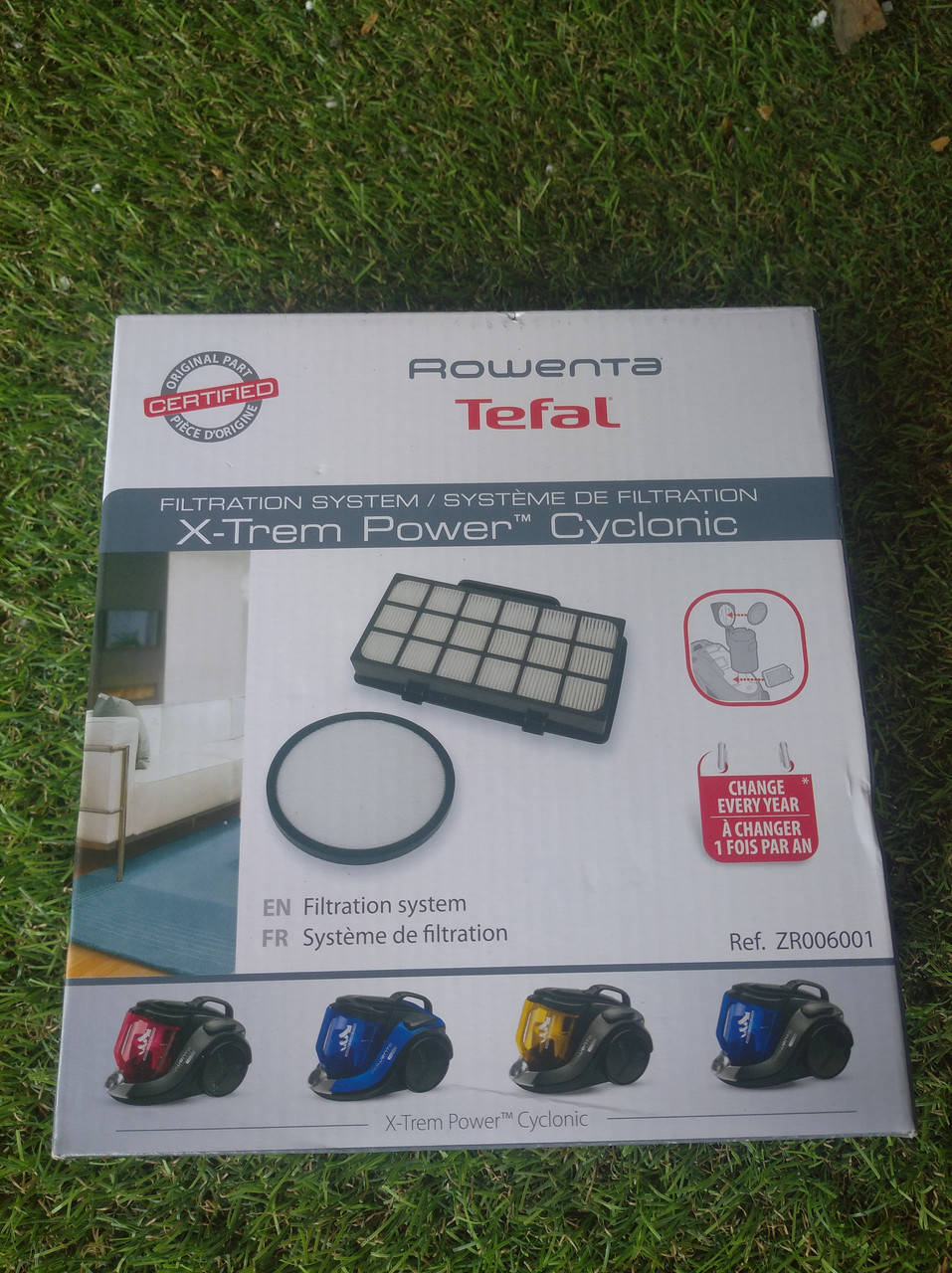 

Фильтр пылесоса HEPA Rowenta X-Tremp Power Cyclonic RO69** ZR006001