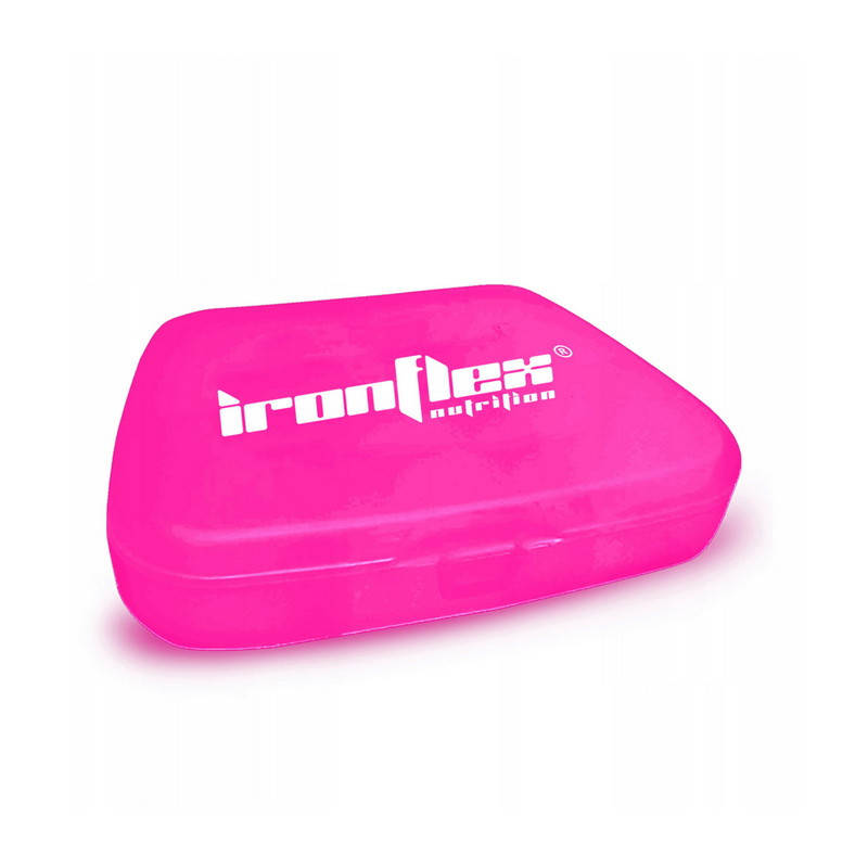 

Таблетница Iron Flex Pill Box Розовая