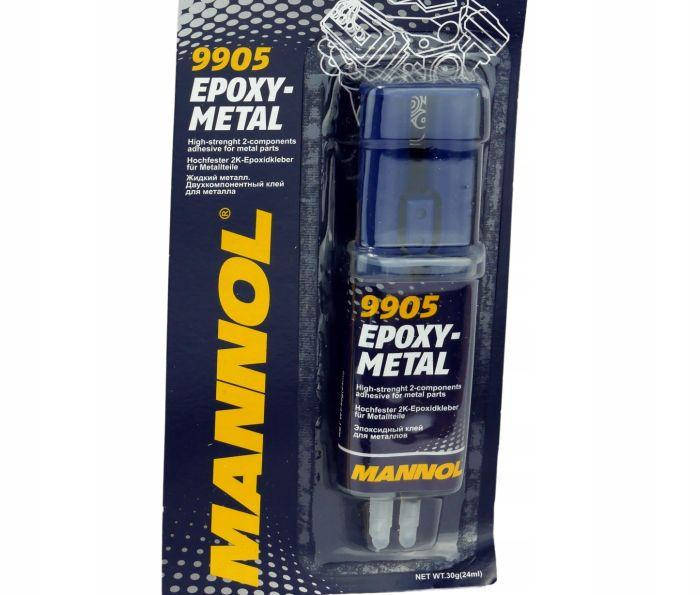 

Двокомпонентний клей для металла 9905 Mannol Epoxy-Metall 30 мл "Mannol" Манол