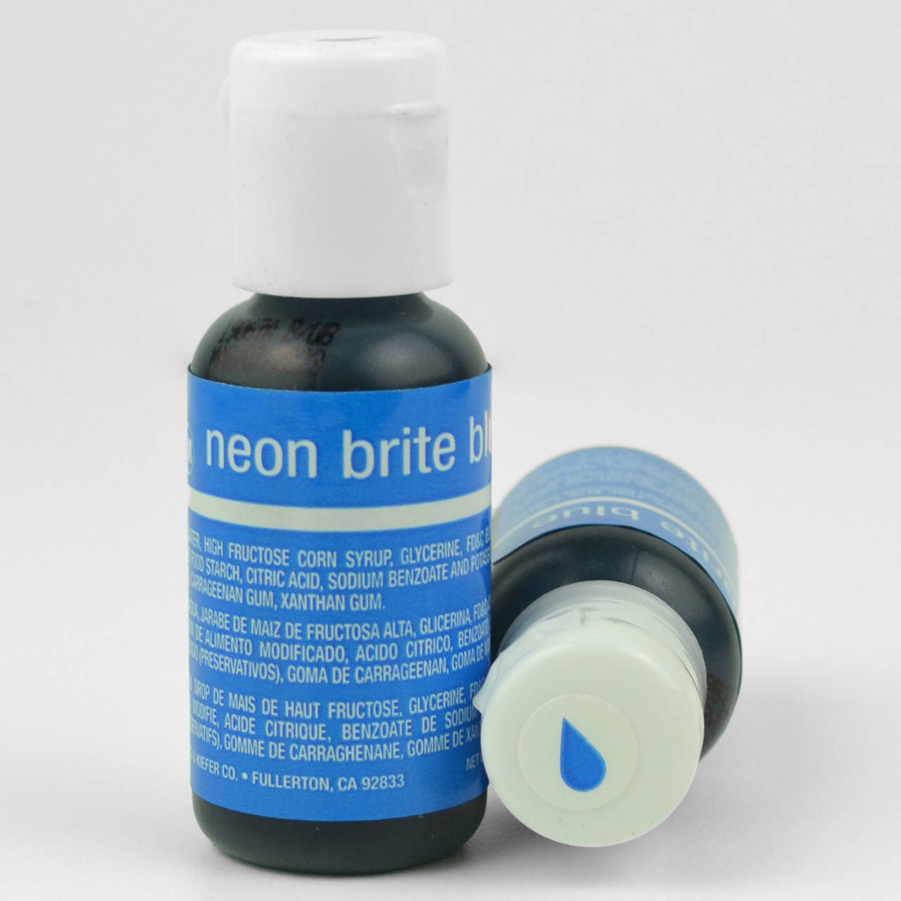 

Гелевая краска Chefmaster Ярко голубой/Neon brite blue 20 гр