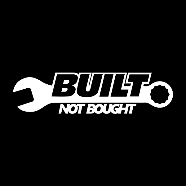 

BUILT JDM Всі кольори. Наклейка на авто вологостійка , голографічний