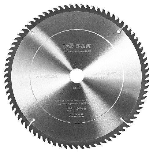 

Диск пильный S&R WoodCraft Meister 305x30x2,4мм АТВ 80 зуб. + кольца 20/25,4