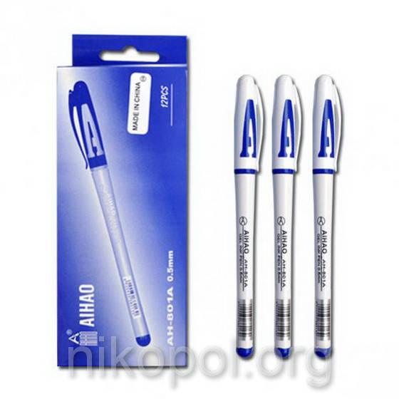 

Ручка гелевая AIHAO AH-801A синяя
