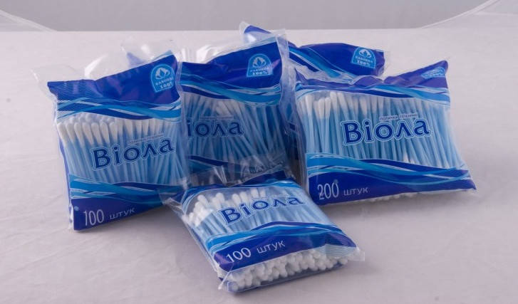 

Палочки гигиенические "Виола" №100 в п/э упаковке