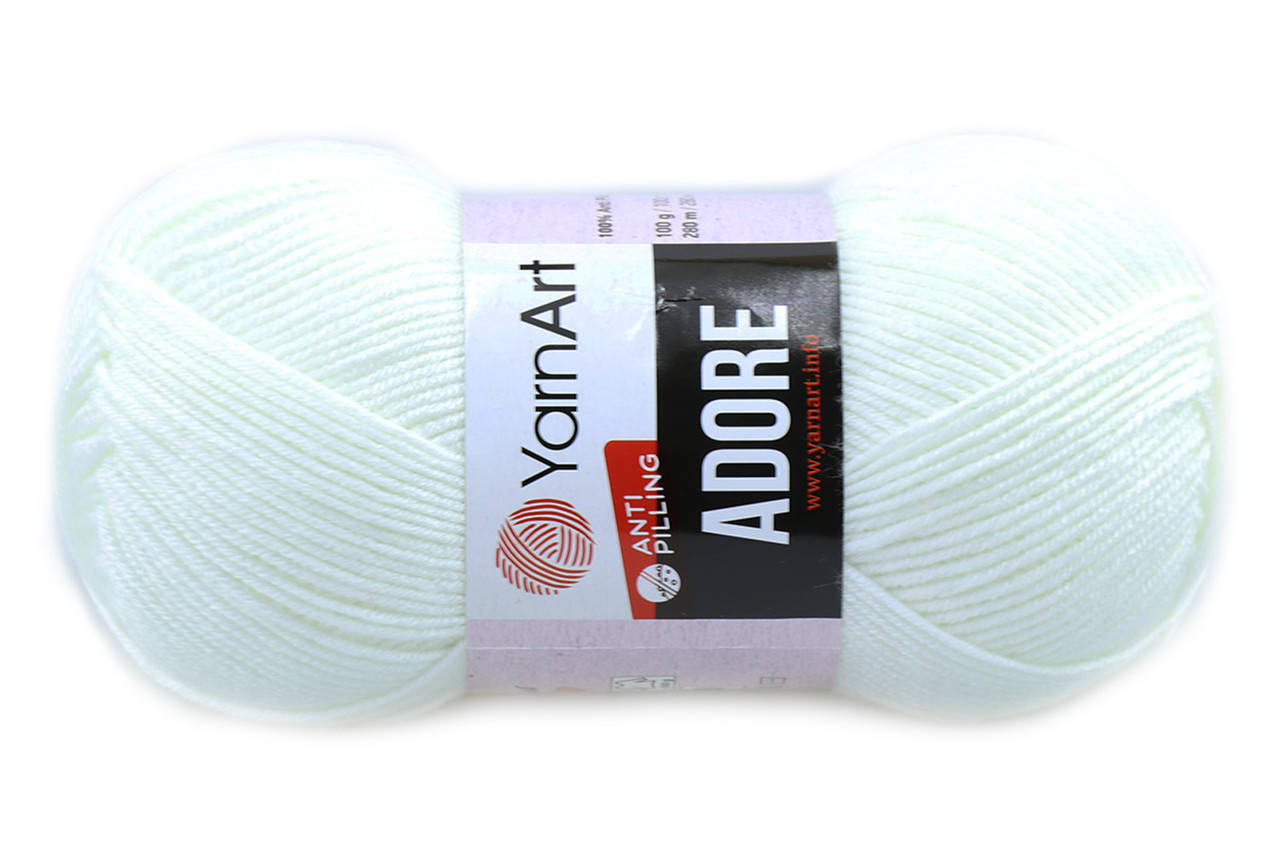 

YarnArt Adore, Белый №330