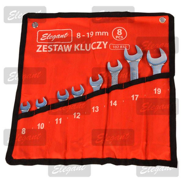 

Набор ключей Elegant 8 шт рожково-накидные (8-19)