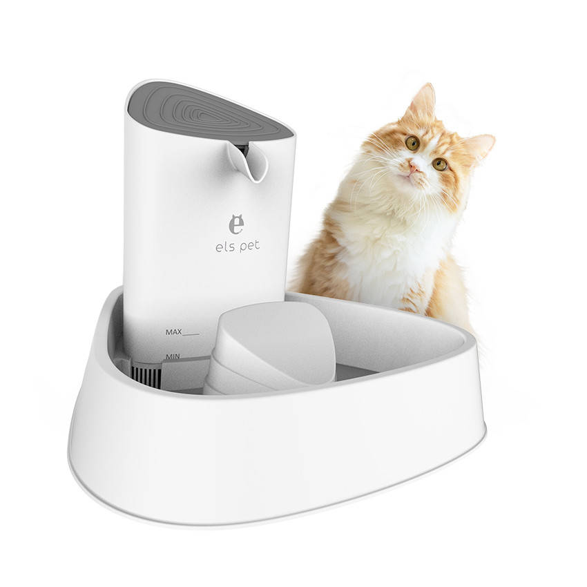 

Автоматическая поилка – фонтан для кошек и собак с подсветкой ELS PET, Белый