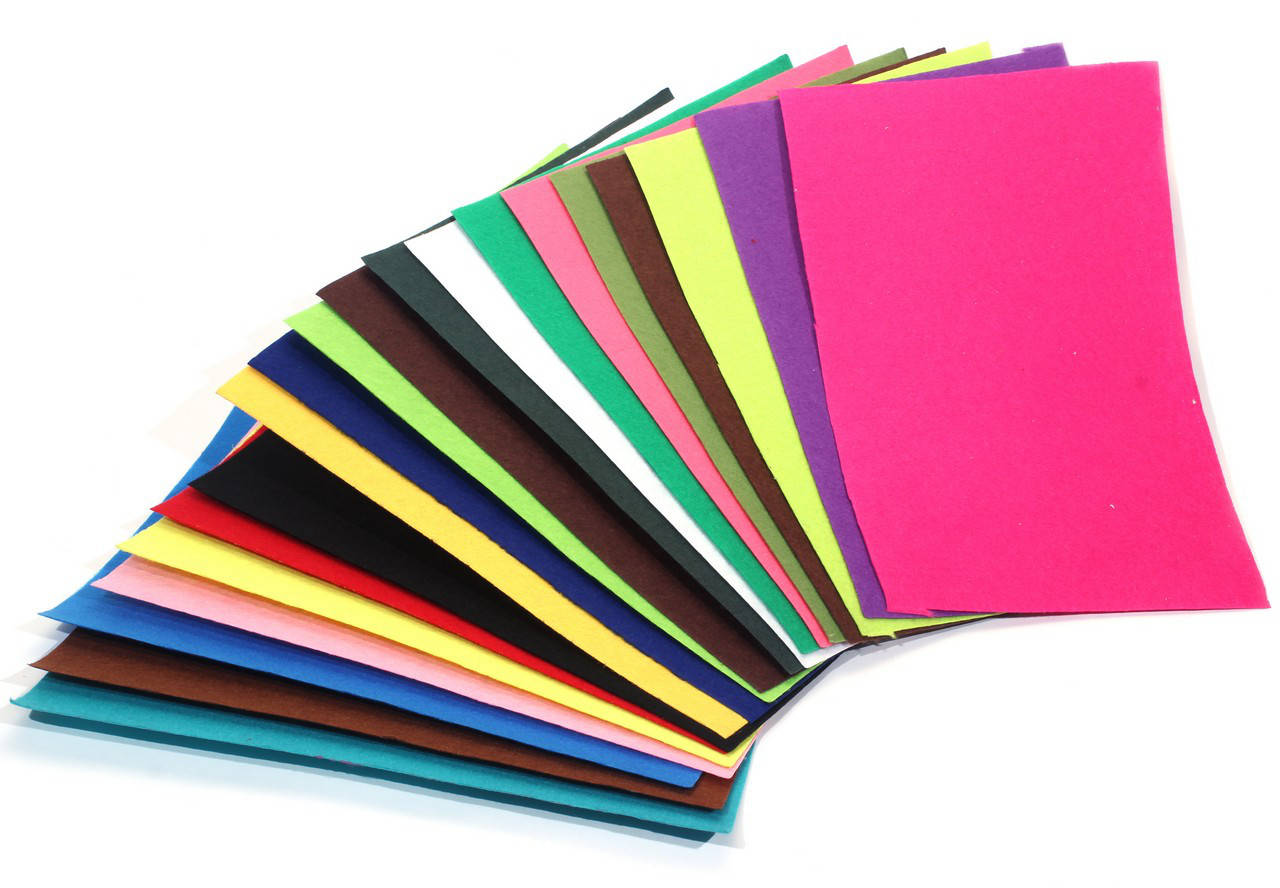 

Фетр 20*30см 1мм микс 30шт