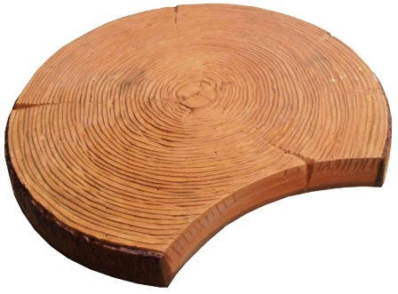 

Форма из АБС пластика для изготовления плитки № 18 "Спил". Размеры 500х500х50 мм