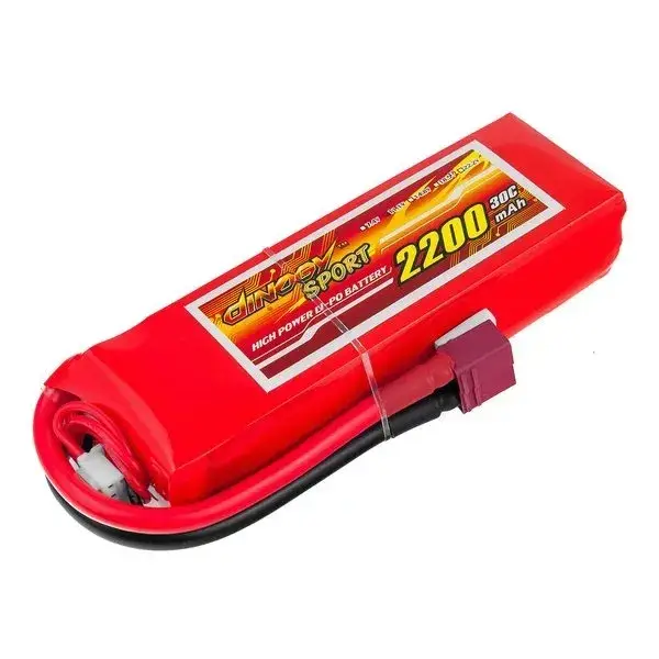 

Аккумулятор Dinogy LiPO 11,1В 2200мАч 3S 30C 110х36х22мм 153г T-Plug (DLC-3S2200D-T)