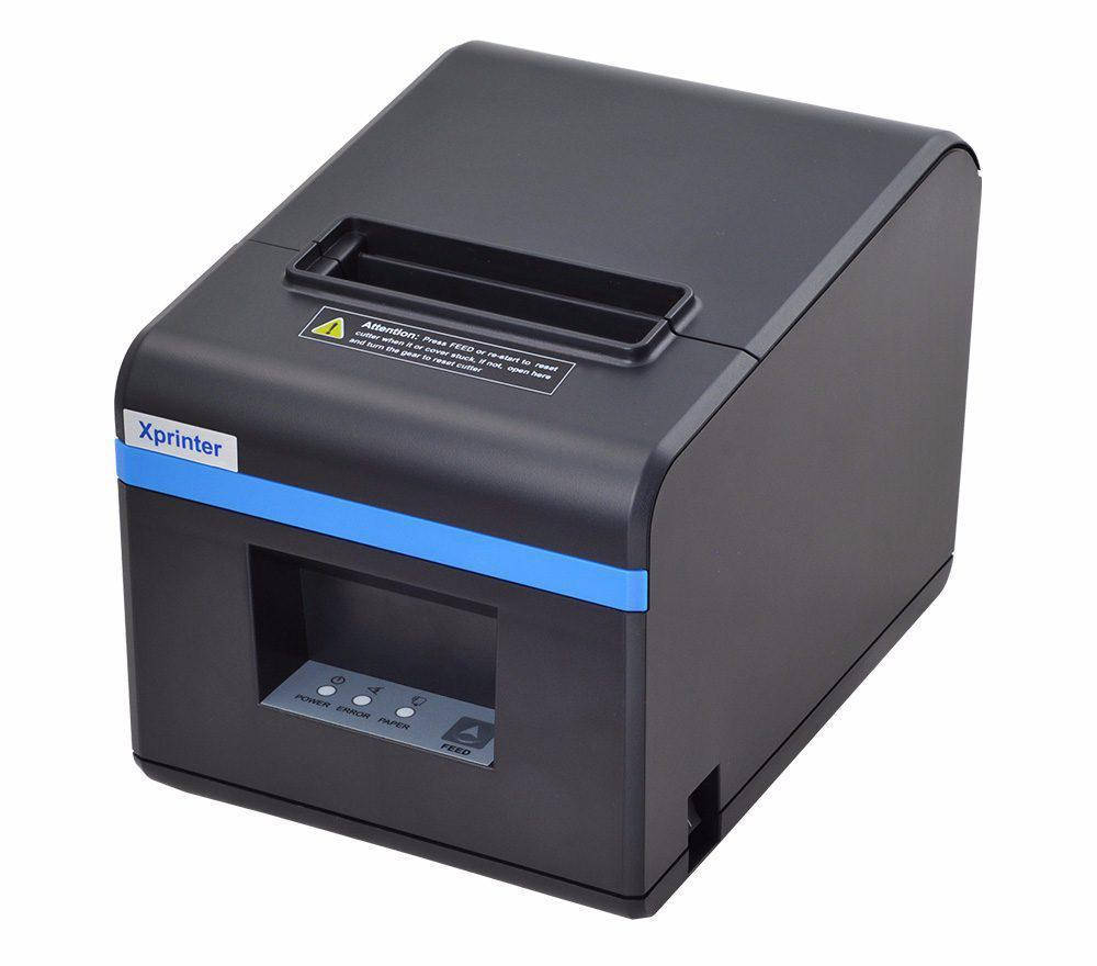 

Термопринтер чеков Xprinter XP-N160II USB+Wi-Fi, Черный