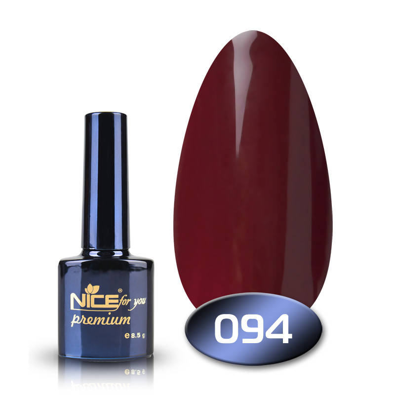 

Гель-лак Nice for you Premium 094 гнилая вишня 8,5 мл